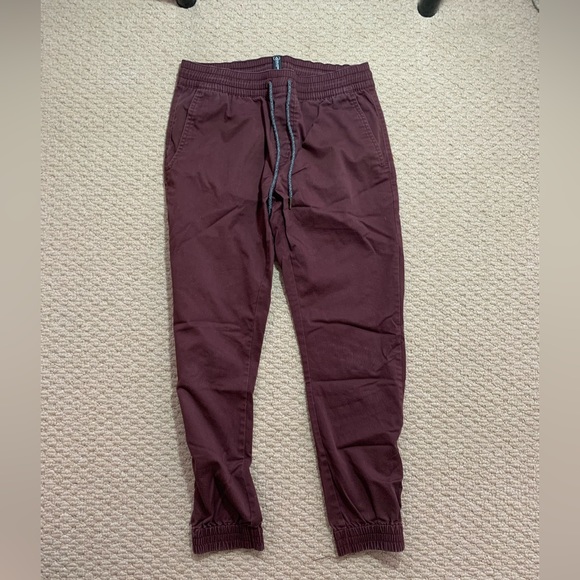 Volcom Red Joggers Mens Medium - Picture 1 of 1